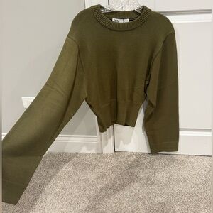Zara Knit Wide Sleeve Sweater